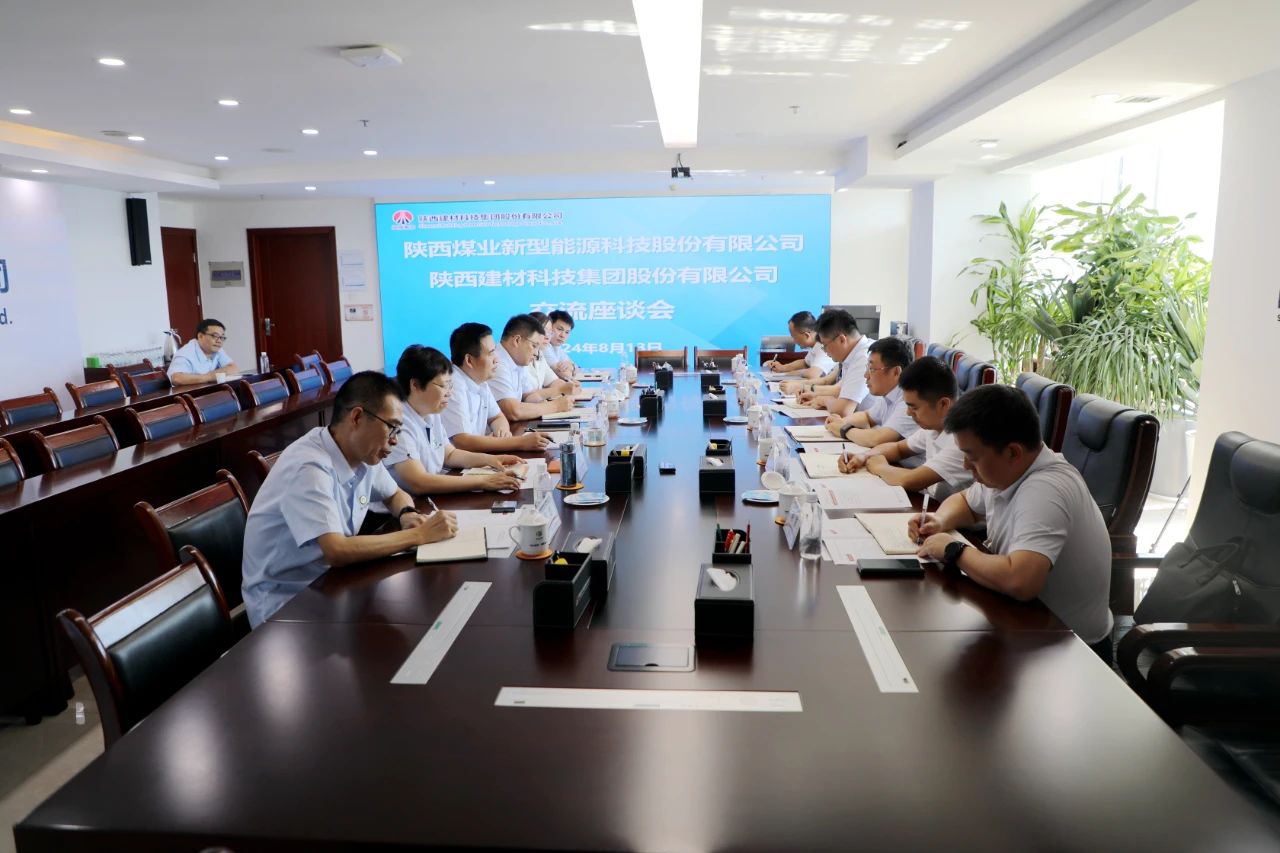徐國(guó)強(qiáng)帶隊(duì)赴陜西建材科技公司交流座談